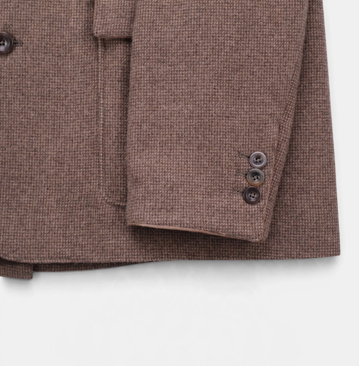 Brown The Stables Cashmere Silk Wool Jacket