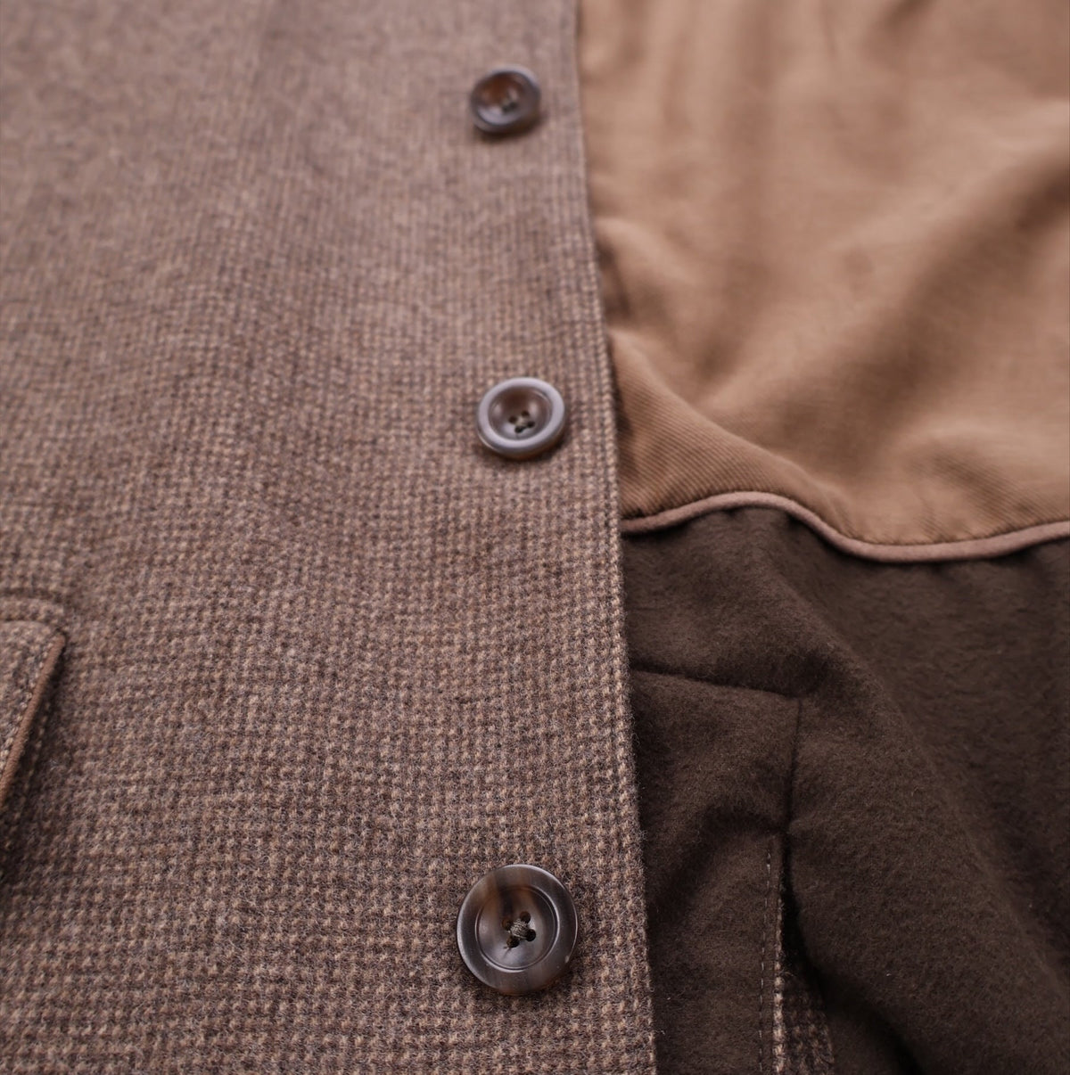 Brown The Stables Cashmere Silk Wool Jacket