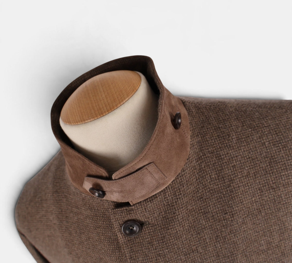 Brown The Stables Cashmere Silk Wool Jacket