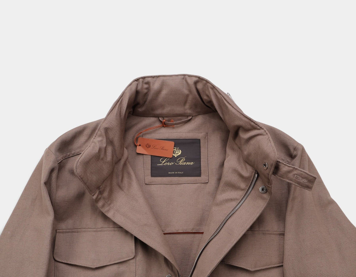 Taupe New Traveller Cotton/Linen Jacket