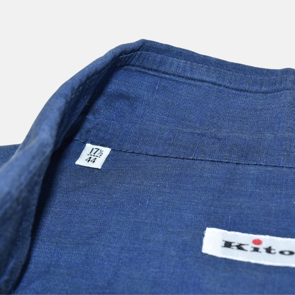 Blue Linen/Silk Shirt (EU 44)