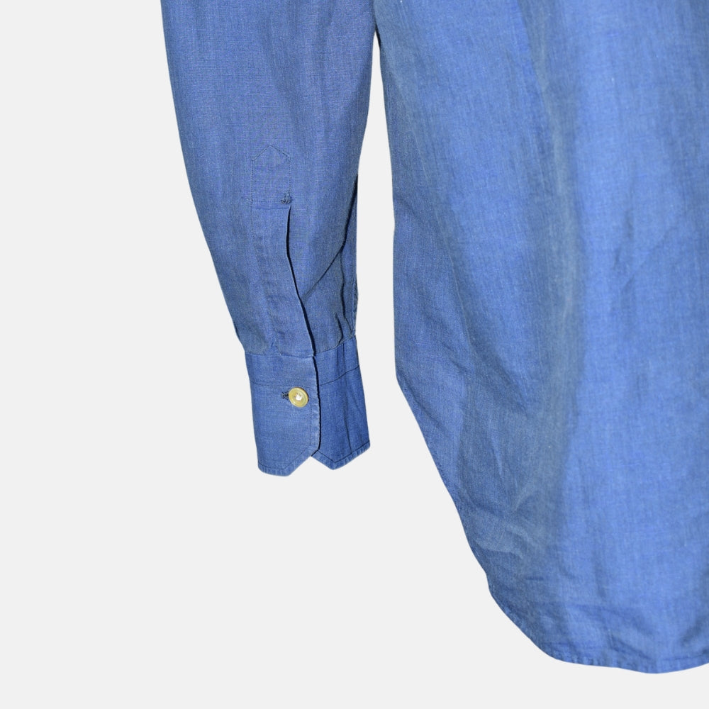 Blue Linen/Silk Shirt (EU 44)