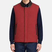 Red Vest made of Nylon/Leather Details (M)