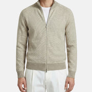 Ecru  Cardigan made of Cashmere/Silk (EU 50)