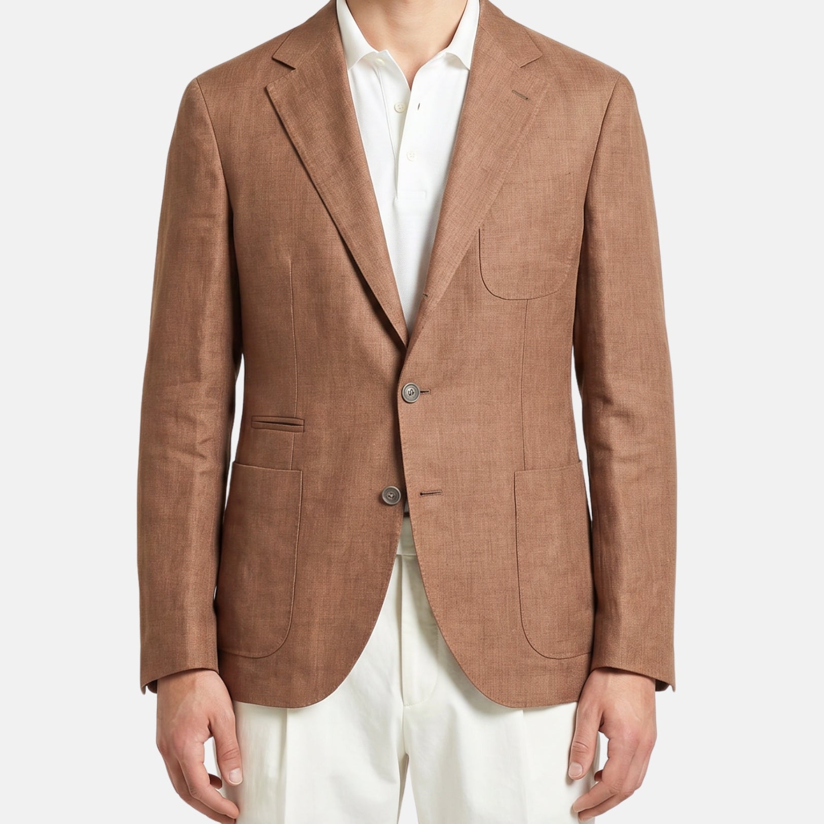 Brown Blazer made of Cotton (EU 50)