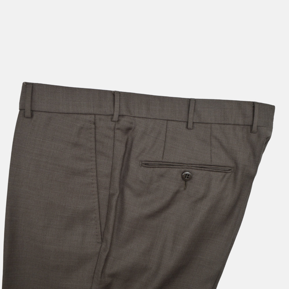 Taupe Trousers made of Wool (EU 50)