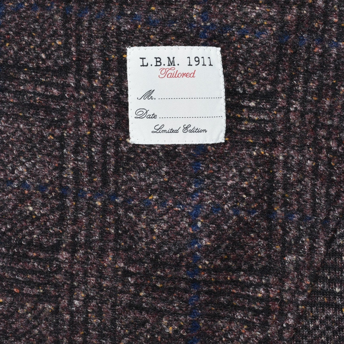 Bordeaux Check Dandy Blazer