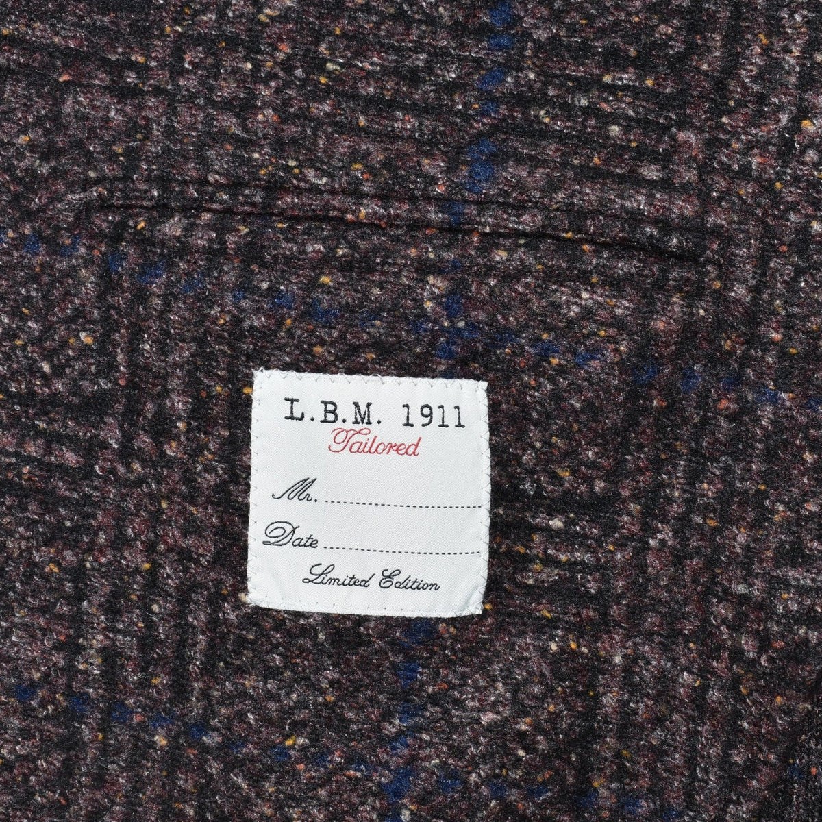 Bordeaux Check Dandy Blazer