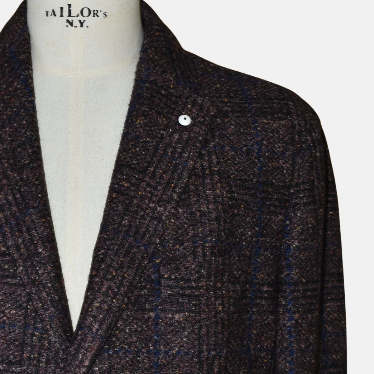 Bordeaux Check Dandy Blazer