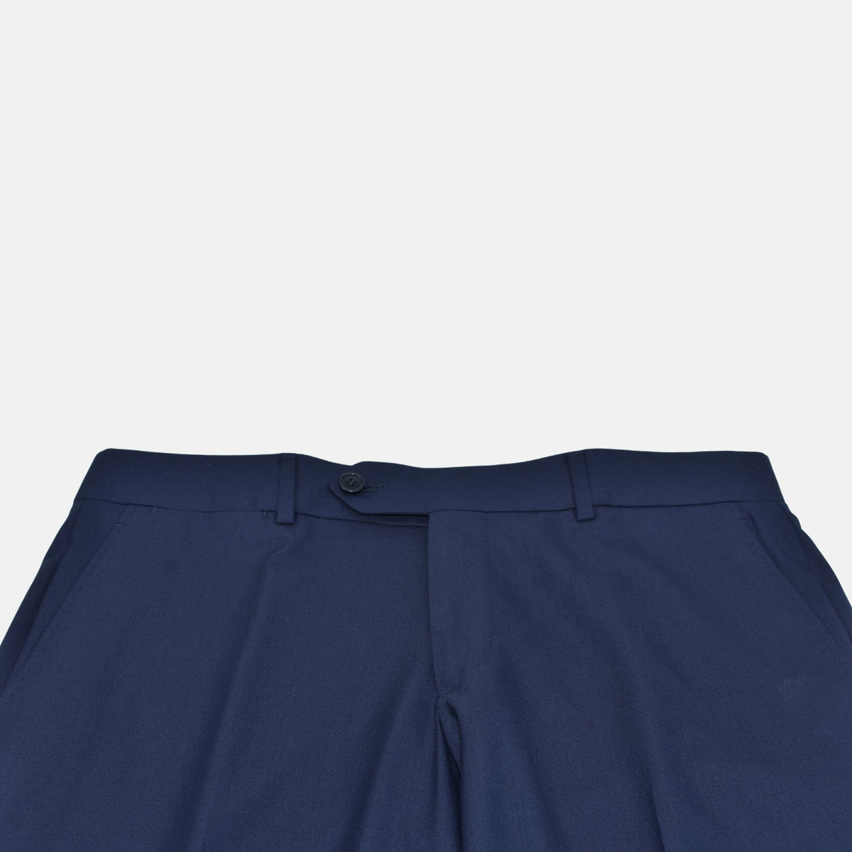 Navy Virgin Wool Trousers