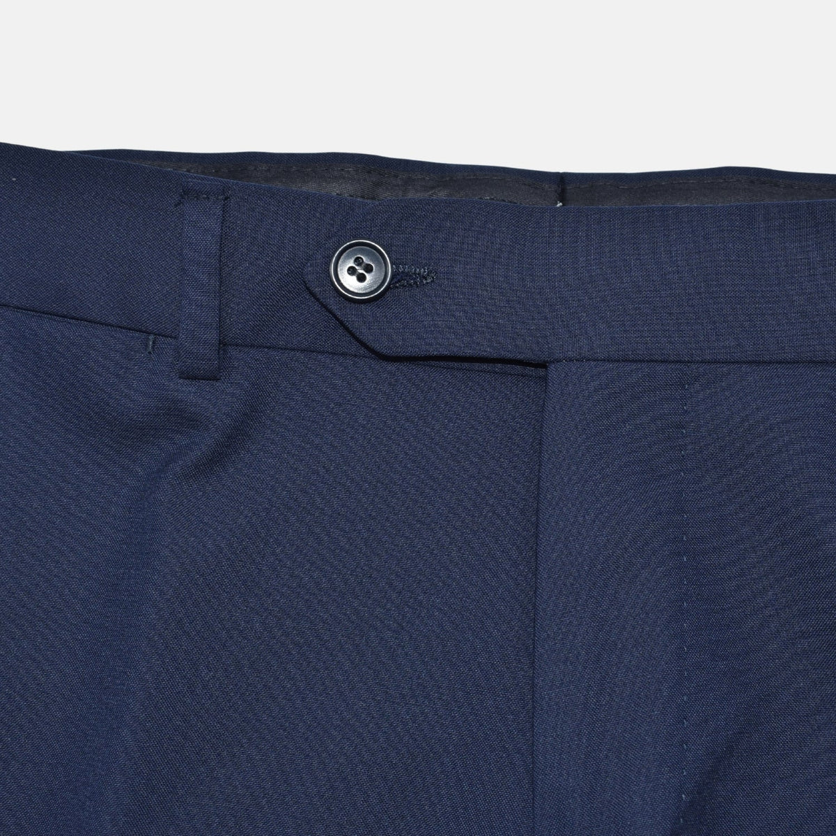 Navy Virgin Wool Trousers