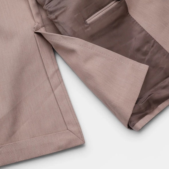 Loro Piana Beige Double Breasted Cashmere Blazer – pre-owned luxury menswear at Sanpetuna
