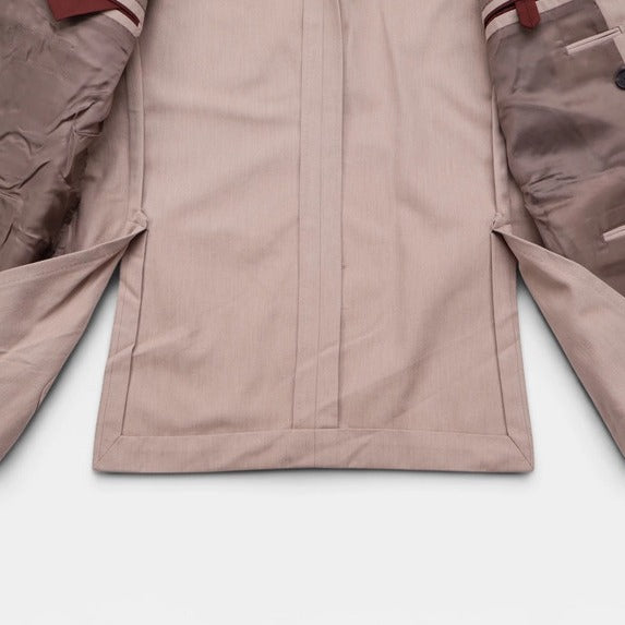 Loro Piana Beige Double Breasted Cashmere Blazer – pre-owned luxury menswear at Sanpetuna