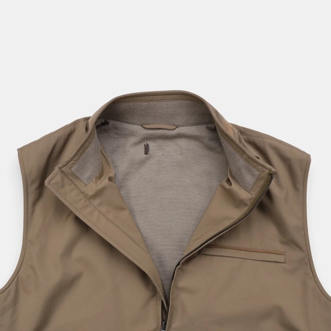 Loro Piana Brown Windmate Cashmere Vest – pre-owned luxury menswear at Sanpetuna
