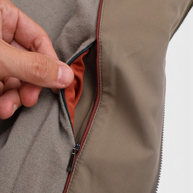 Loro Piana Brown Windmate Cashmere Vest – pre-owned luxury menswear at Sanpetuna