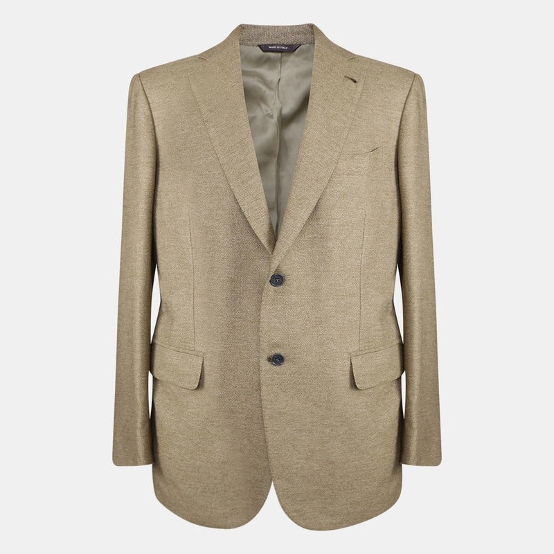 Loro Piana Beige Madrid Cashmere Blazer – pre-owned luxury menswear at Sanpetuna