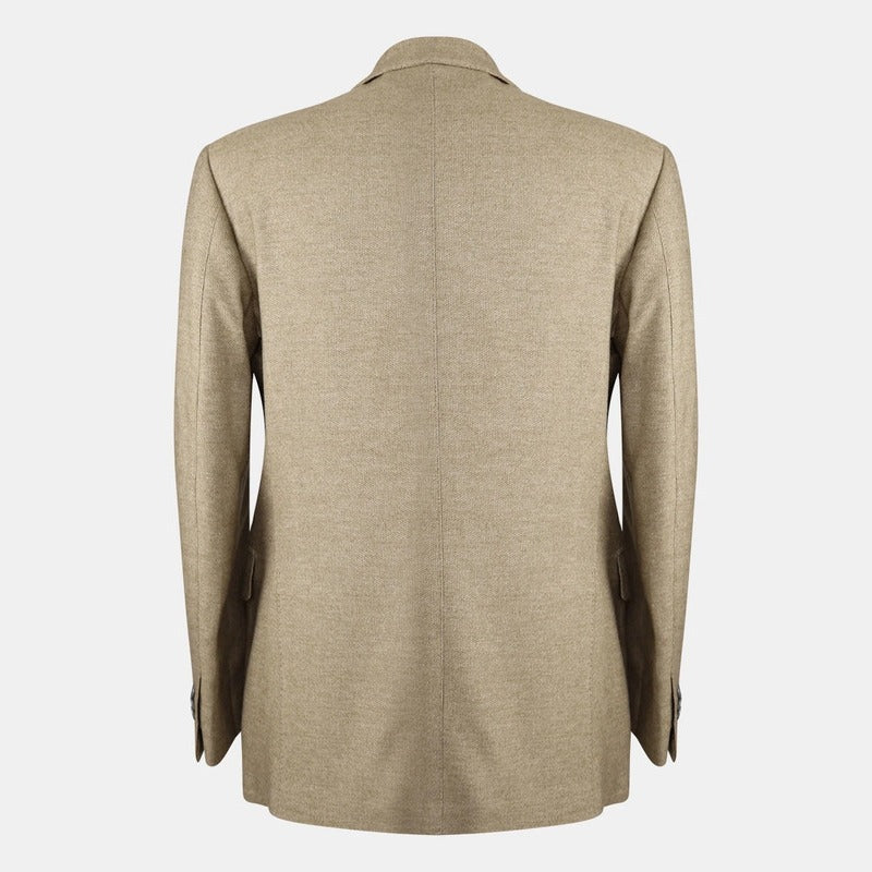 Loro Piana Beige Madrid Cashmere Blazer – pre-owned luxury menswear at Sanpetuna