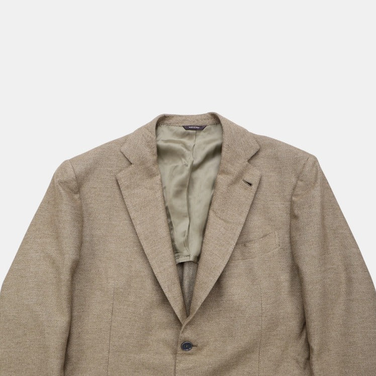 Loro Piana Beige Madrid Cashmere Blazer – pre-owned luxury menswear at Sanpetuna