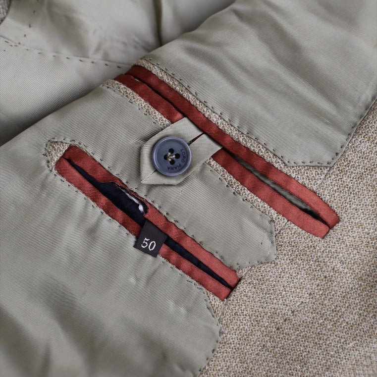 Loro Piana Beige Madrid Cashmere Blazer – pre-owned luxury menswear at Sanpetuna