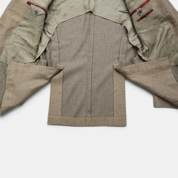 Loro Piana Beige Madrid Cashmere Blazer – pre-owned luxury menswear at Sanpetuna