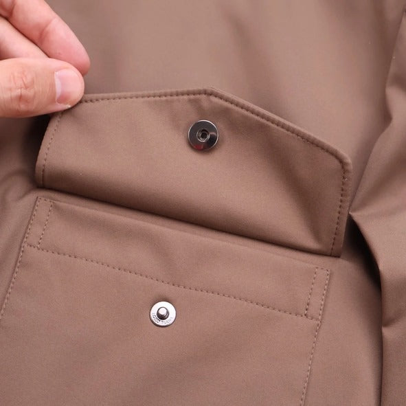 Loro Piana Brown Windmate Traveller Cashmere Jacket – pre-owned luxury menswear at Sanpetuna