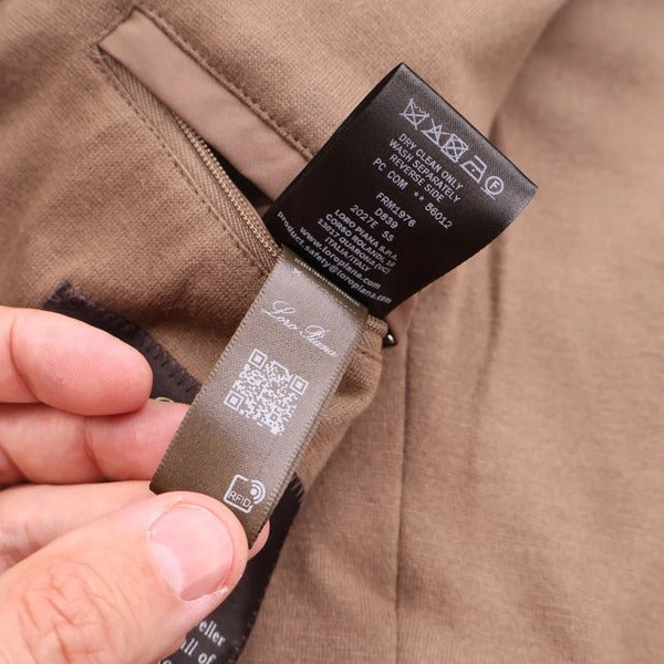Loro Piana Brown Windmate Traveller Cashmere Jacket – pre-owned luxury menswear at Sanpetuna