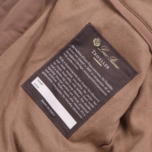 Loro Piana Brown Windmate Traveller Cashmere Jacket – pre-owned luxury menswear at Sanpetuna