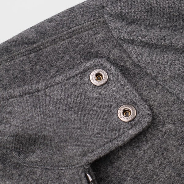Loro Piana Grey Cashmere Jersey Bomber – pre-owned luxury menswear at Sanpetuna