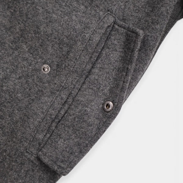 Loro Piana Grey Cashmere Jersey Bomber – pre-owned luxury menswear at Sanpetuna