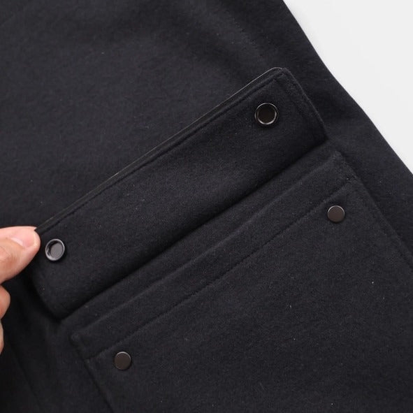 Loro Piana Black Cashmere Wool Chore Jacket – pre-owned luxury menswear at Sanpetuna