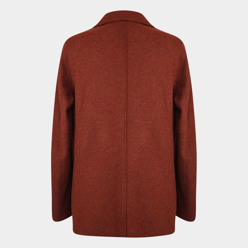 Loro Piana Brown Savile Cashmere Jersey Coat – pre-owned luxury menswear at Sanpetuna