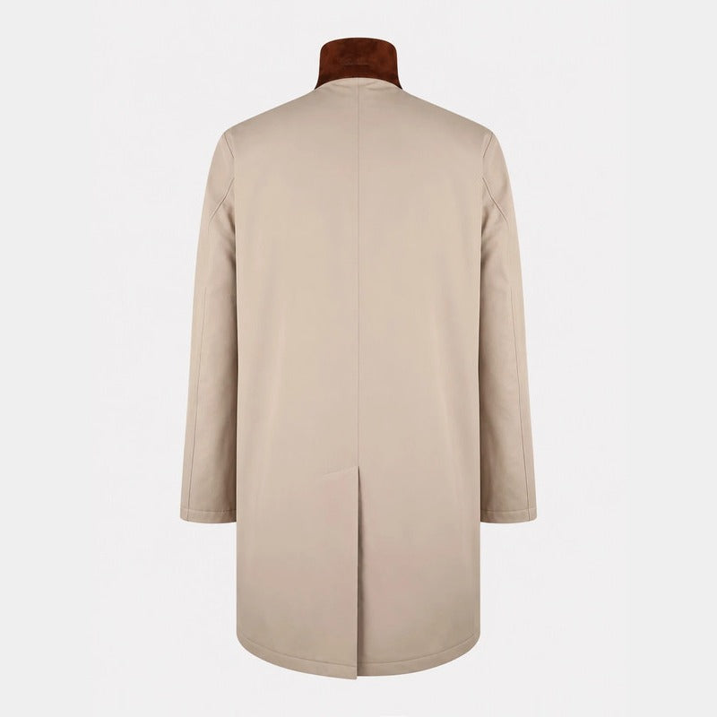 Loro Piana Brown Sebring Windmate Cashmere Coat – pre-owned luxury menswear at Sanpetuna