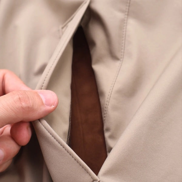 Loro Piana Brown Sebring Windmate Cashmere Coat – pre-owned luxury menswear at Sanpetuna