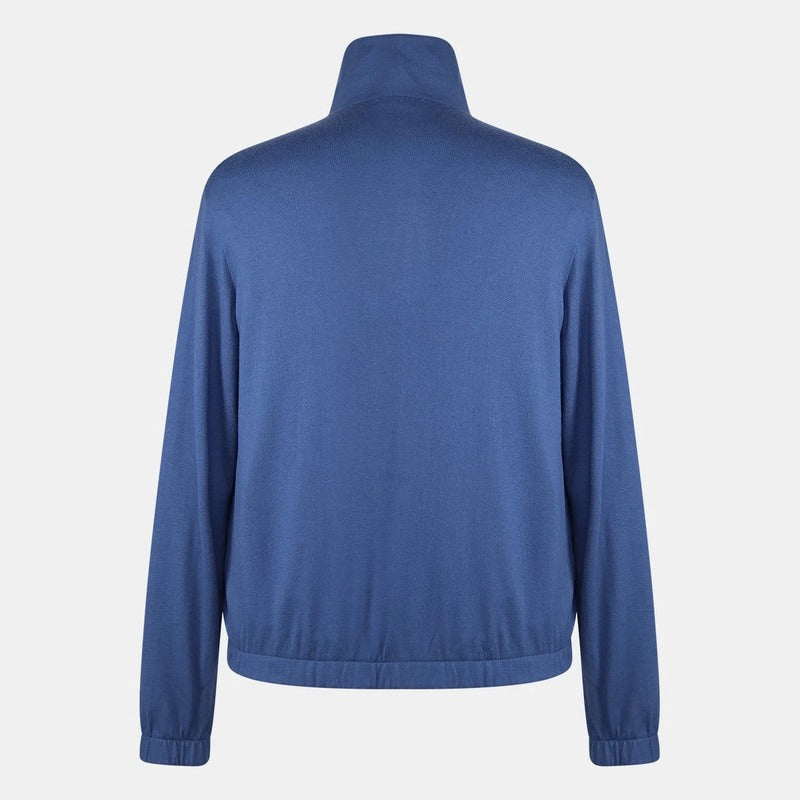 Loro Piana Blue Windmate Cashmere Bomber – pre-owned luxury menswear at Sanpetuna