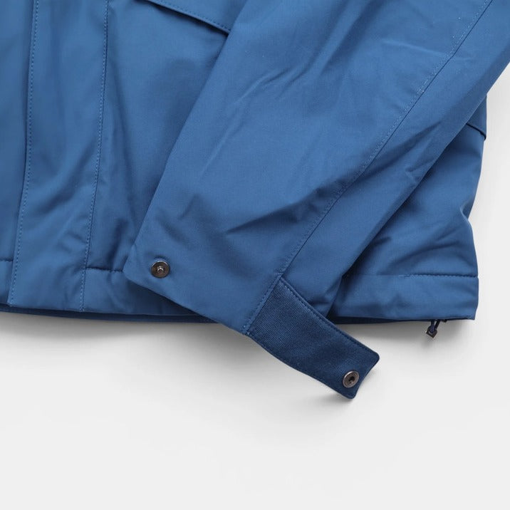 Loro Piana Blue Lanbrooke Wool Bomber – pre-owned luxury menswear at Sanpetuna