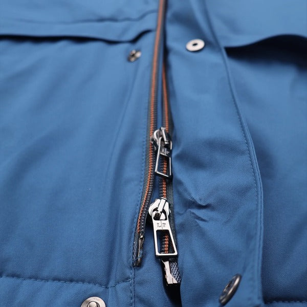 Loro Piana Blue Lanbrooke Wool Bomber – pre-owned luxury menswear at Sanpetuna