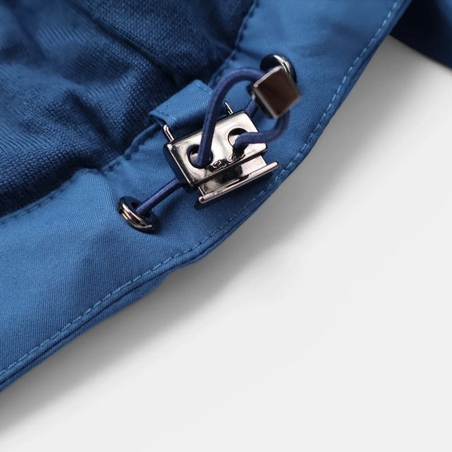 Loro Piana Blue Lanbrooke Wool Bomber – pre-owned luxury menswear at Sanpetuna
