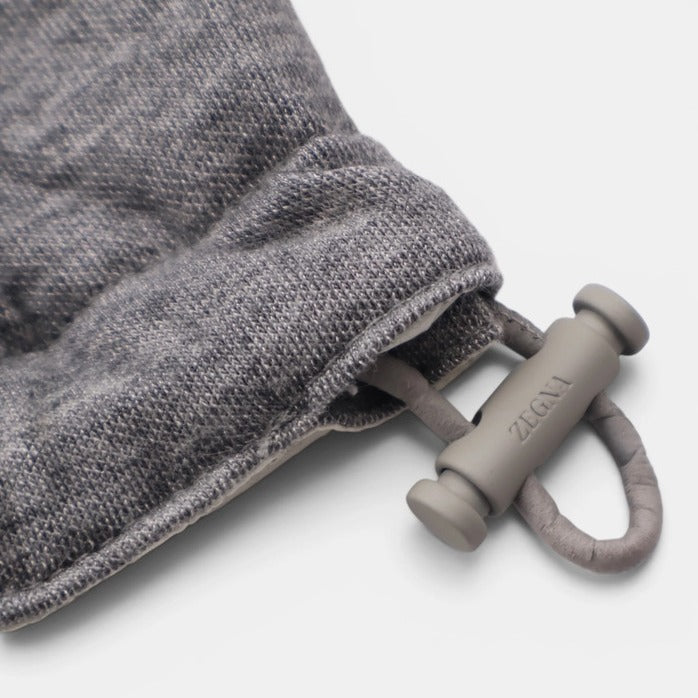 Loro Piana White/Grey Brezza Cashmere Reversible Blouson – pre-owned luxury menswear at Sanpetuna