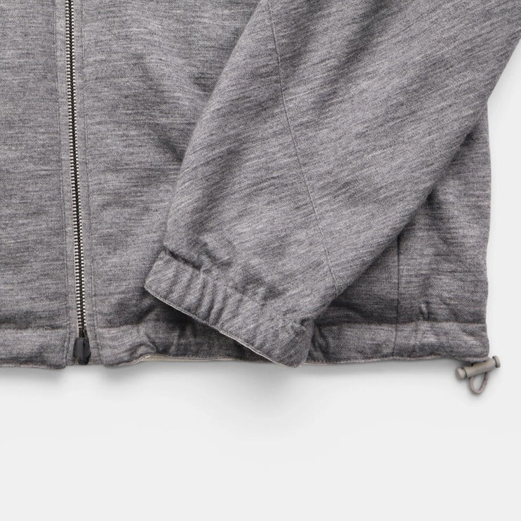 Loro Piana White/Grey Brezza Cashmere Reversible Blouson – pre-owned luxury menswear at Sanpetuna