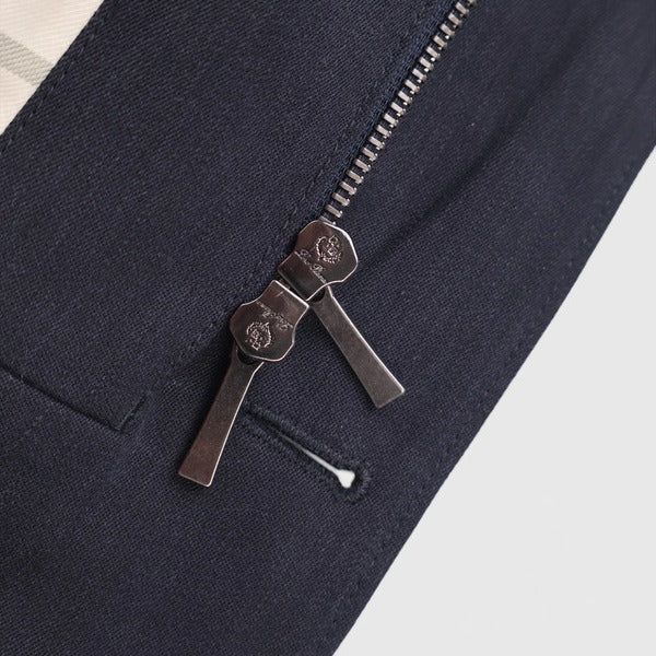 Loro Piana Navy Roadster Floral Linen Jacket – pre-owned luxury menswear at Sanpetuna