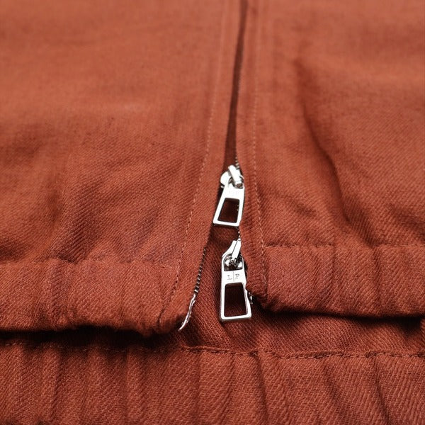 Loro Piana Brown Ohiraki Linen Blouson – pre-owned luxury menswear at Sanpetuna