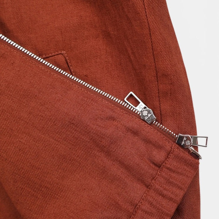 Loro Piana Brown Ohiraki Linen Blouson – pre-owned luxury menswear at Sanpetuna