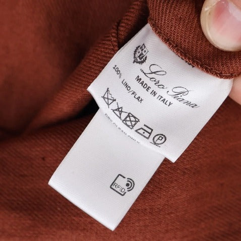 Loro Piana Brown Ohiraki Linen Blouson – pre-owned luxury menswear at Sanpetuna