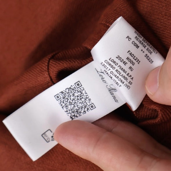 Loro Piana Brown Ohiraki Linen Blouson – pre-owned luxury menswear at Sanpetuna