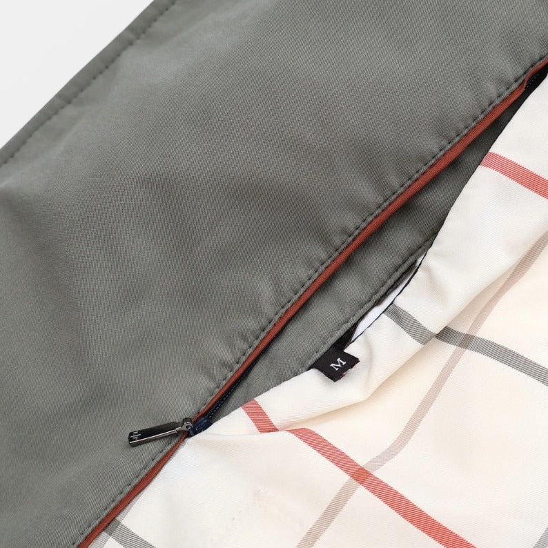 Loro Piana Green Quilted Wind-Stretch Trench Coat – pre-owned luxury menswear at Sanpetuna