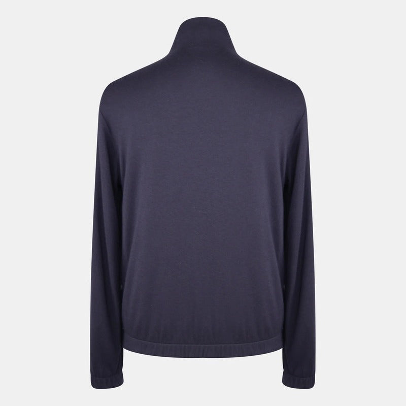 Loro Piana Navy Windmate Cashmere Bomber – pre-owned luxury menswear at Sanpetuna