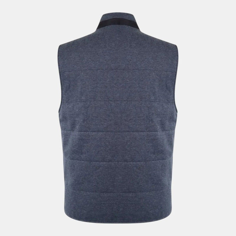 Loro Piana Navy Roadster Cashmere Vest – pre-owned luxury menswear at Sanpetuna