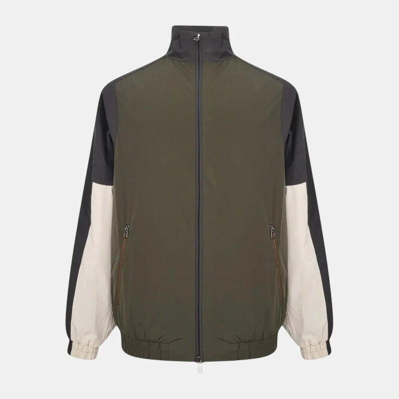 Loro Piana Multicolor Cashmere-Lined Bomber – pre-owned luxury menswear at Sanpetuna