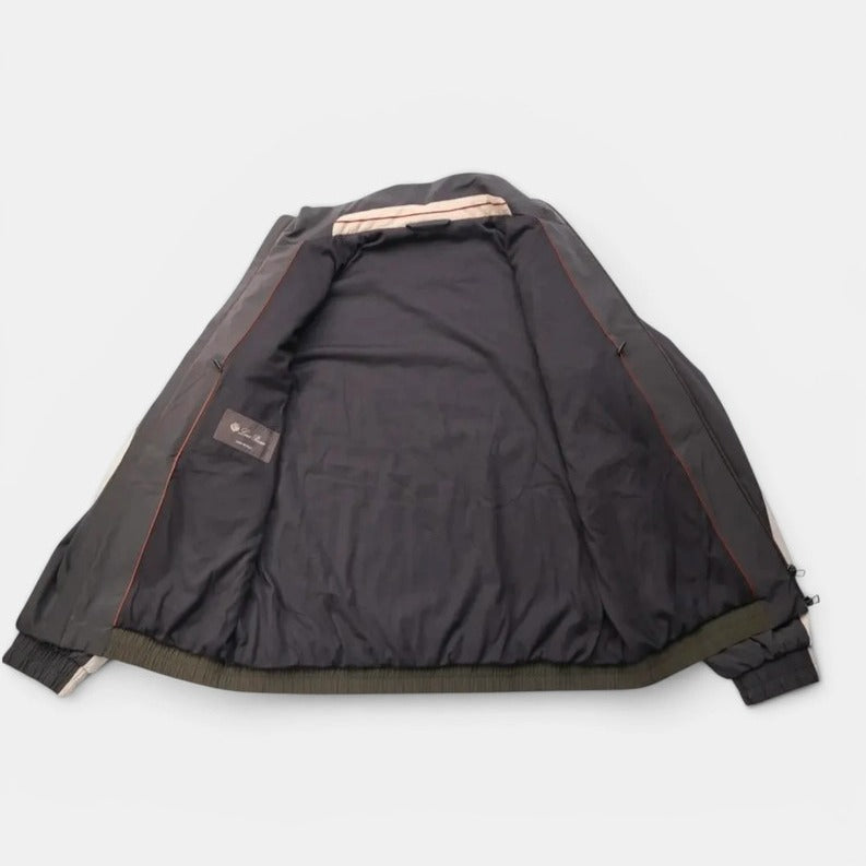 Loro Piana Multicolor Cashmere-Lined Bomber – pre-owned luxury menswear at Sanpetuna
