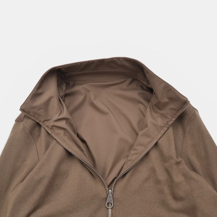 Loro Piana Brown Windmate Cashmere Bomber – pre-owned luxury menswear at Sanpetuna